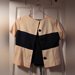 VINTAGE Elegant Two-Tone Women's Jacket